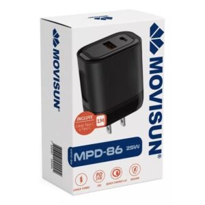 CARGADOR MOVISUN C A C 25W MPD86