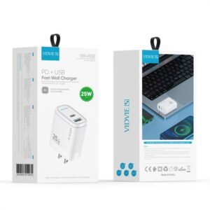 CARGADOR VIDVIE USB A IPH 25W VSA05