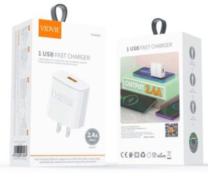 CARGADOR VIDVIE USB C 2.4A PLM344